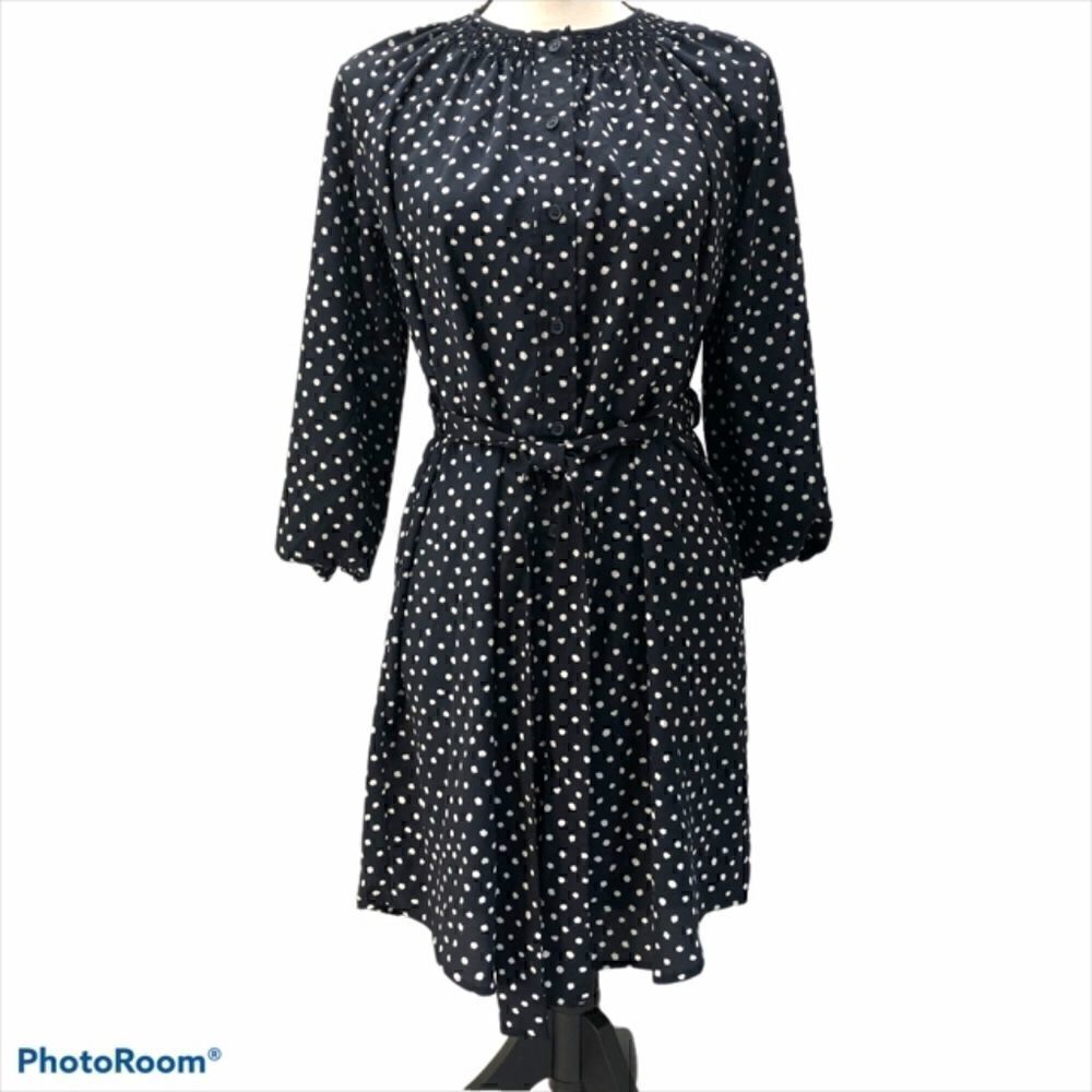 Maeve 3/4 Sleeved Midi Dress with Tie. Size S.